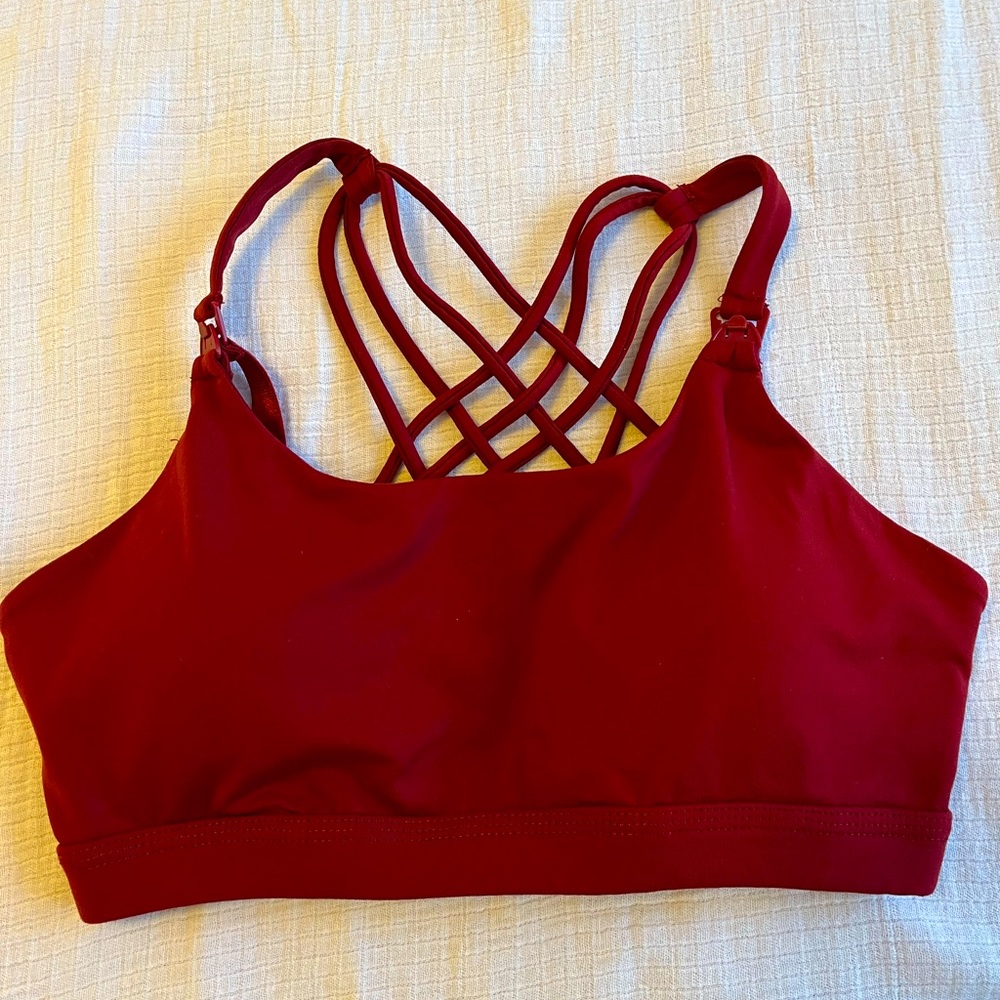 Sweat and Milk Oceane 2 yoga/nursing sports bra